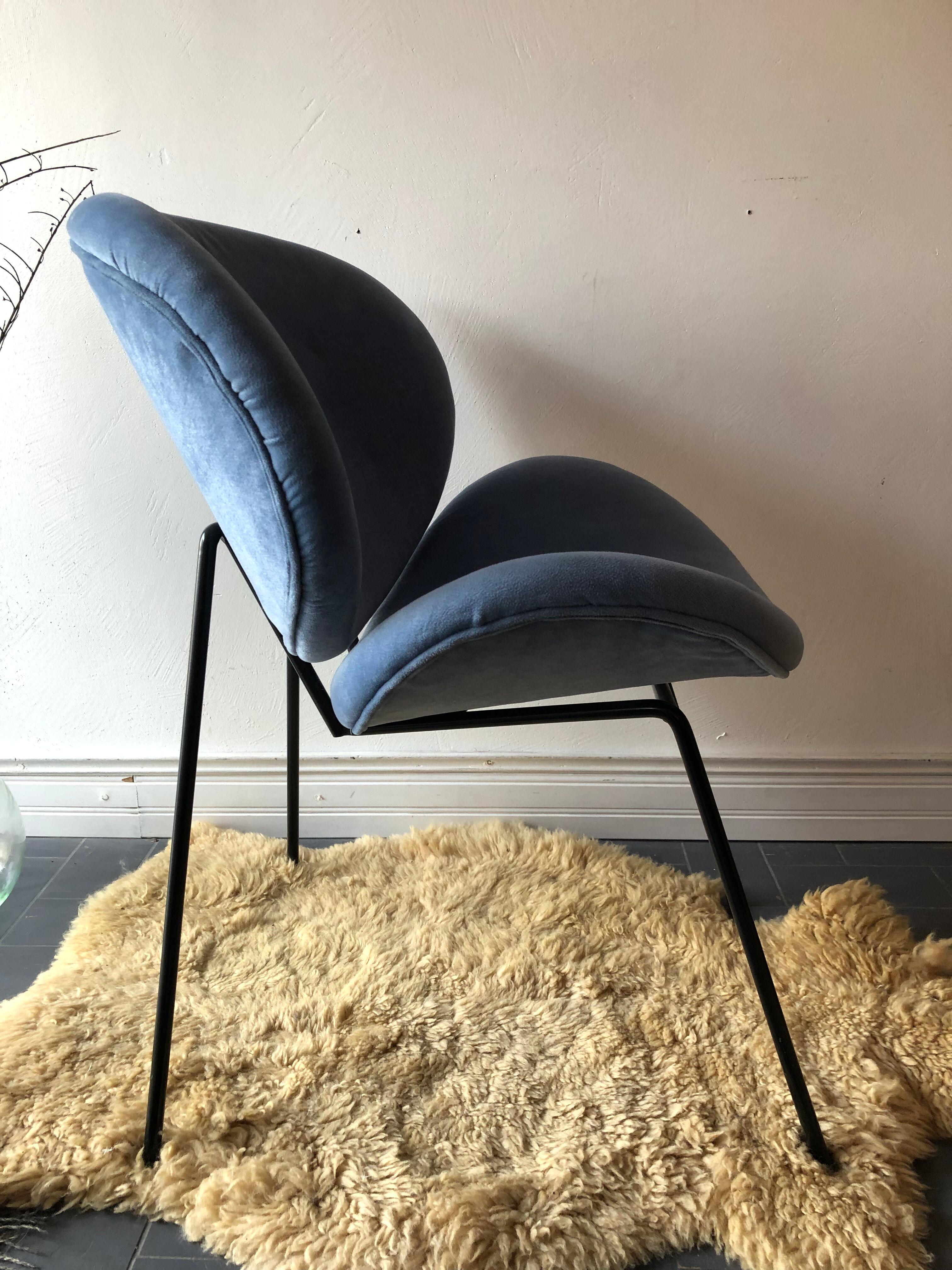 Vintage blue armchair