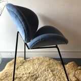 Vintage blue armchair