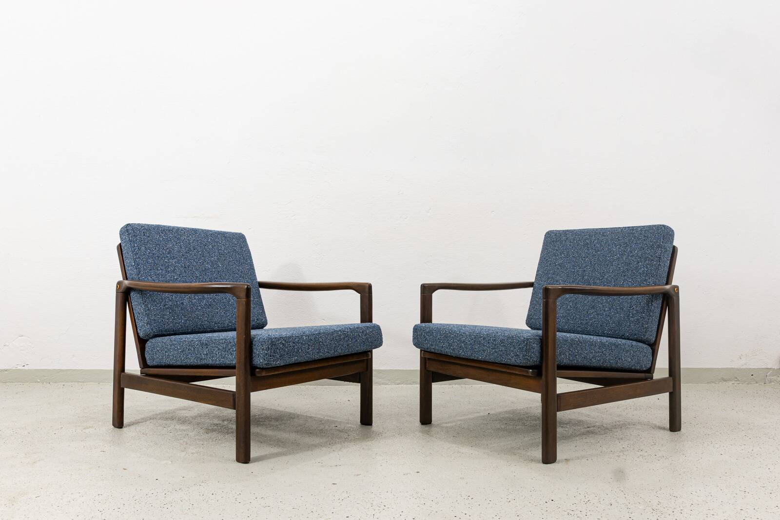 Fauteuil des années 60 par Zenon Bączyk, Pologne.