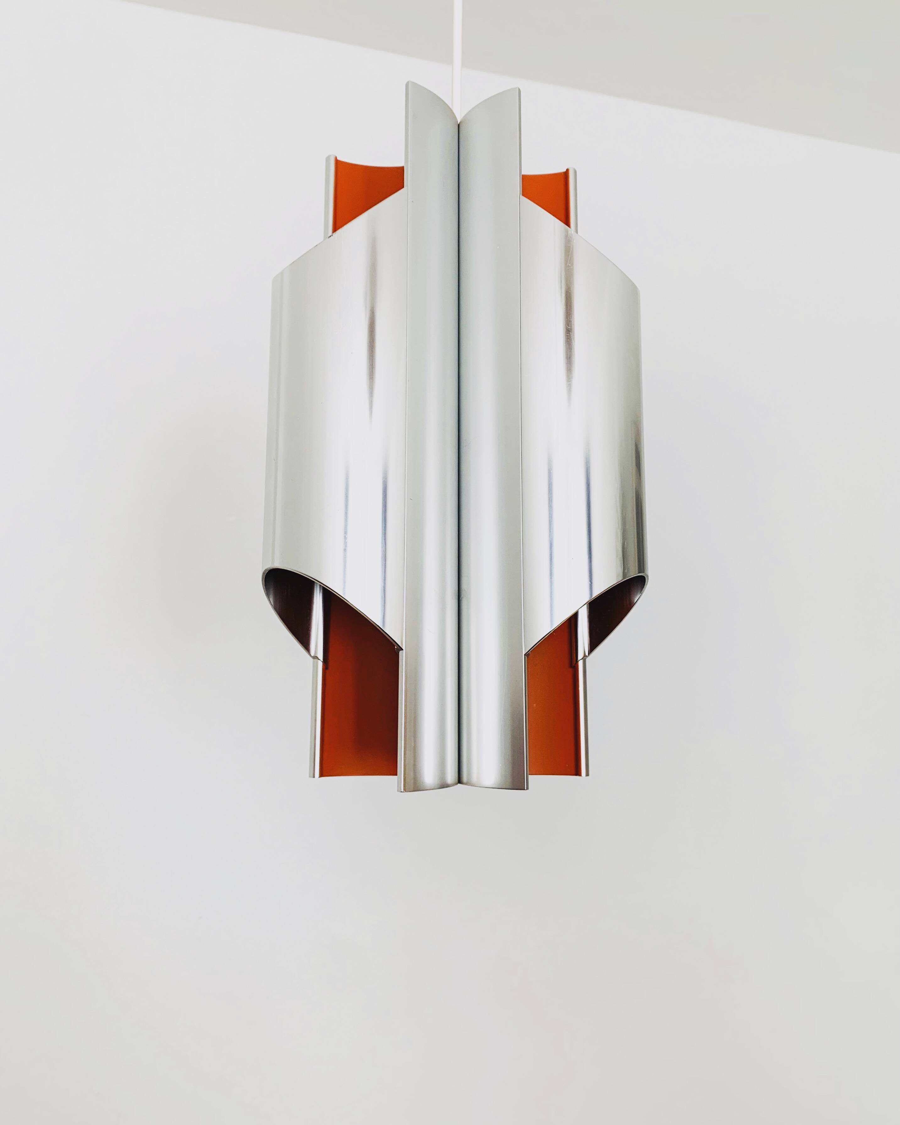 Metal Pendant Lamp by Bent Karlby for Lyfa