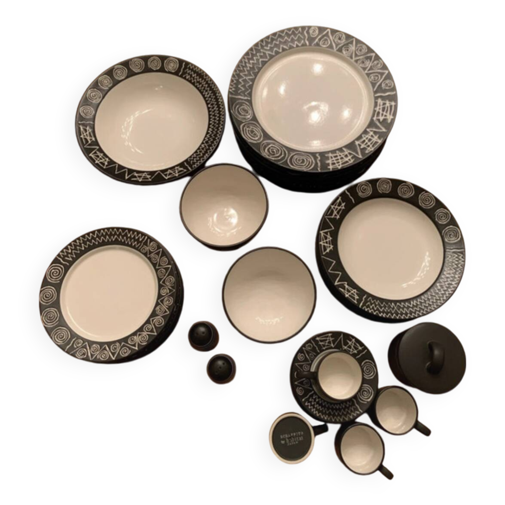 Habitat Scraffito Tableware