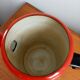 Enamelled red coffee maker