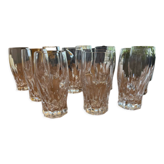 Villeroy & Boch crystal orangeade glasses