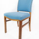 Dining room chair with legs of light mahogany of danish design, 1940s