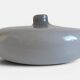 Vase en verre fumé Murano italien moderne / minimaliste, Italie, années 1970