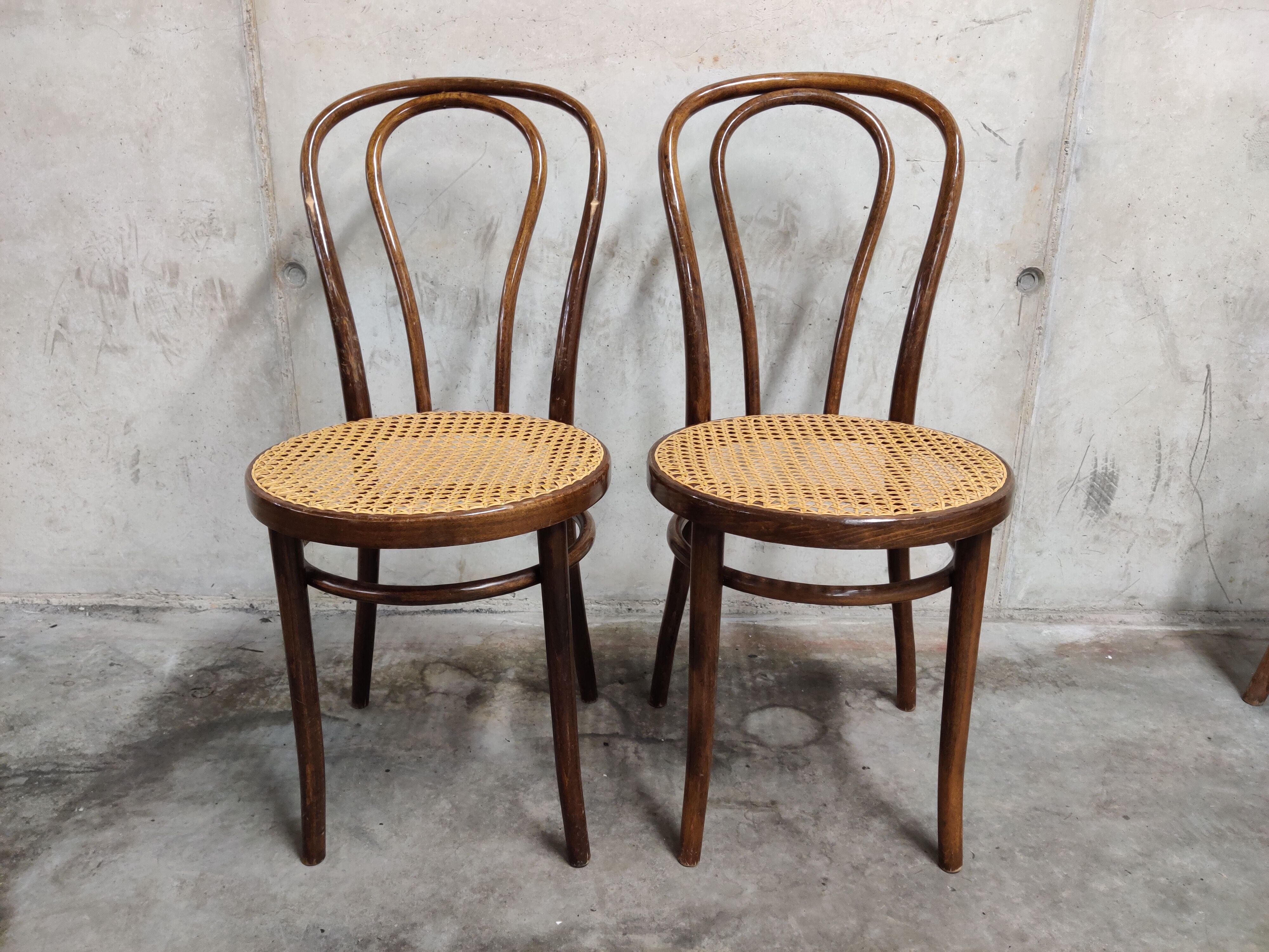 Dining chairs by zpm radomsko, 1950s
