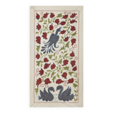 Hand-knotted rug, vintage Turkish rug 51x91 cm