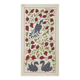 Hand-knotted rug, vintage Turkish rug 51x91 cm