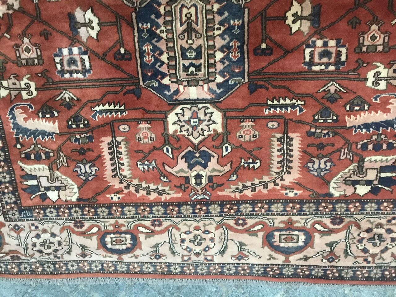Afghan handmade rug 169x203 cm