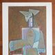 Picasso Figure 1945 reproduction Editions Braun & Cie - Paris