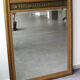 Trumeau mirror with oval decoration and Louis XVI style pediment