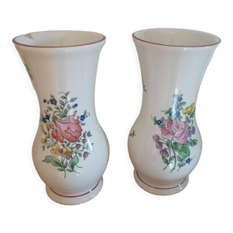 2 vases lunéville