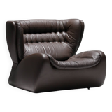 One-seat lounge sofa model pasha, manufactured in the 1970s by durlet, belgium.