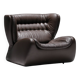 One-seat lounge sofa model pasha, manufactured in the 1970s by durlet, belgium.
