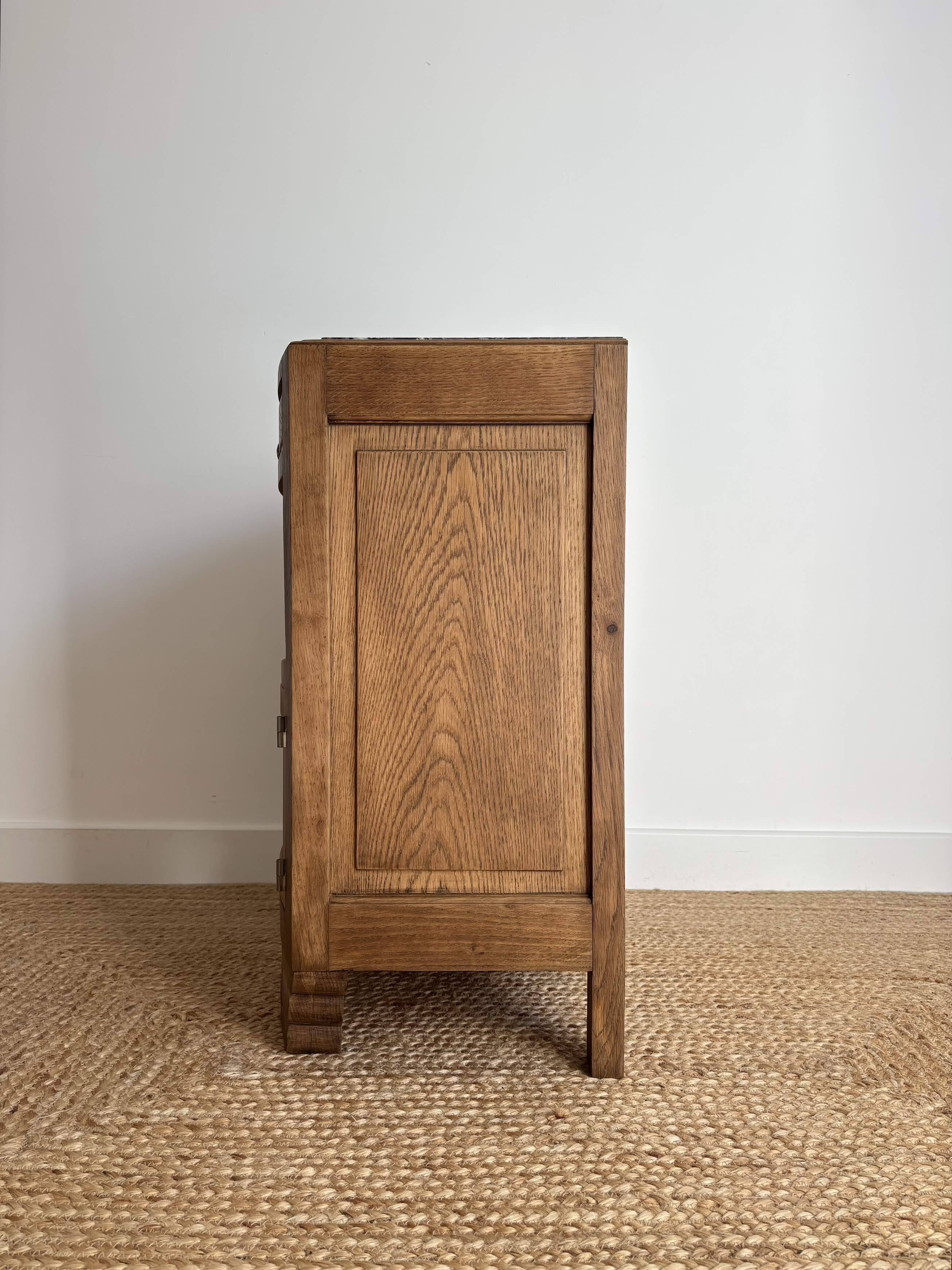 Restored Art Deco bedside table or accent furniture