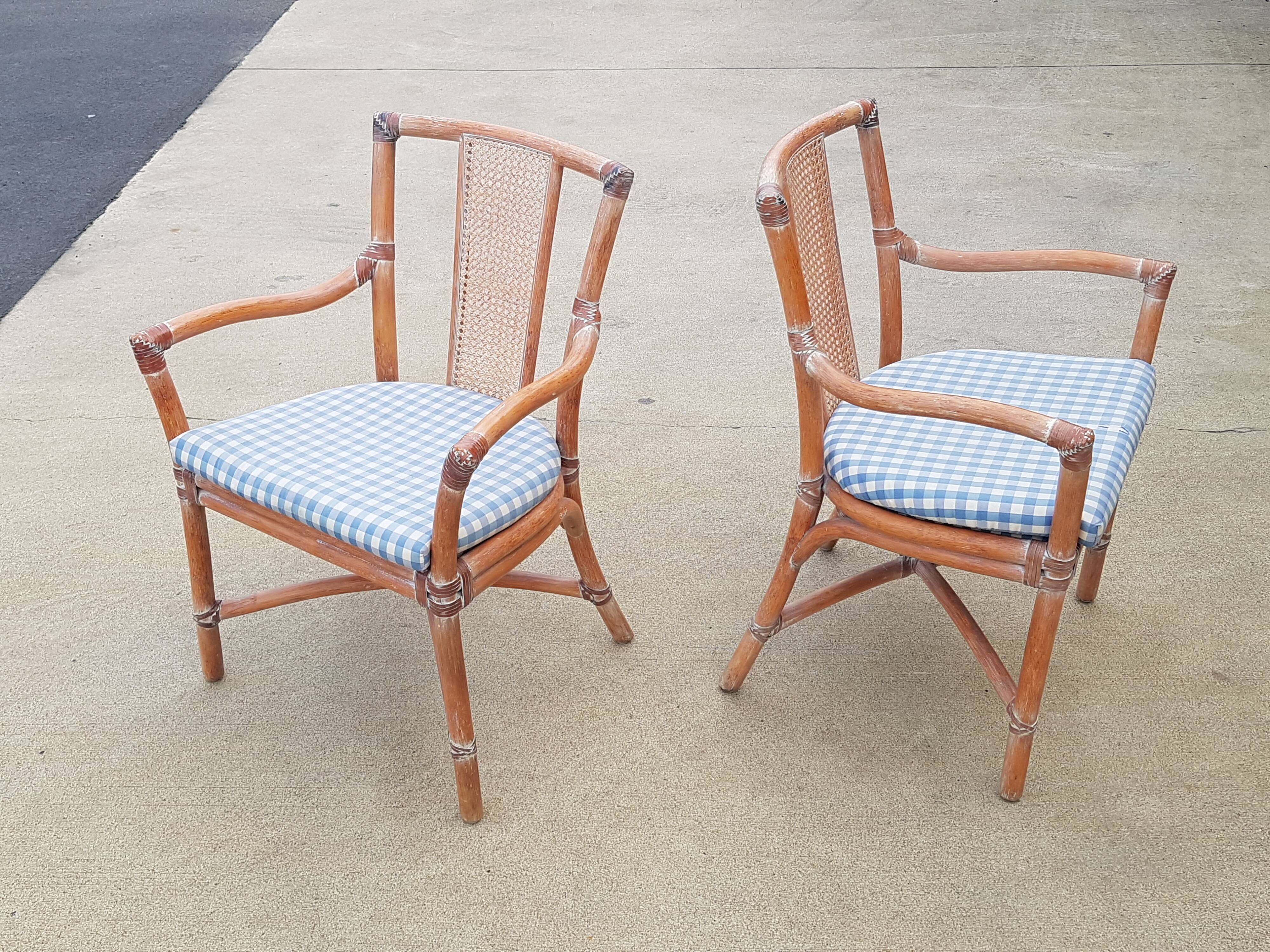 Fauteuils bambou rotin signé Gervasoni
