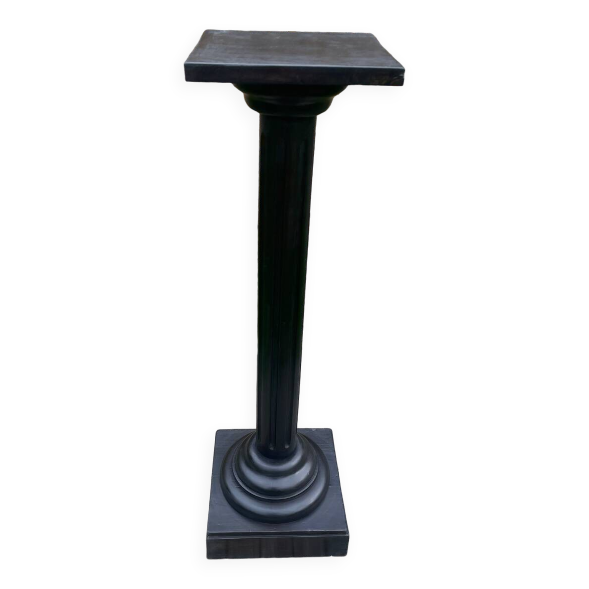Napoleon III column in blackened wood