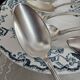 6 silver-plated metal tablespoons