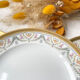 6 petites assiettes vintage en porcelaine blanche dorée winterling bavaria