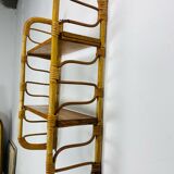 Rattan shelf