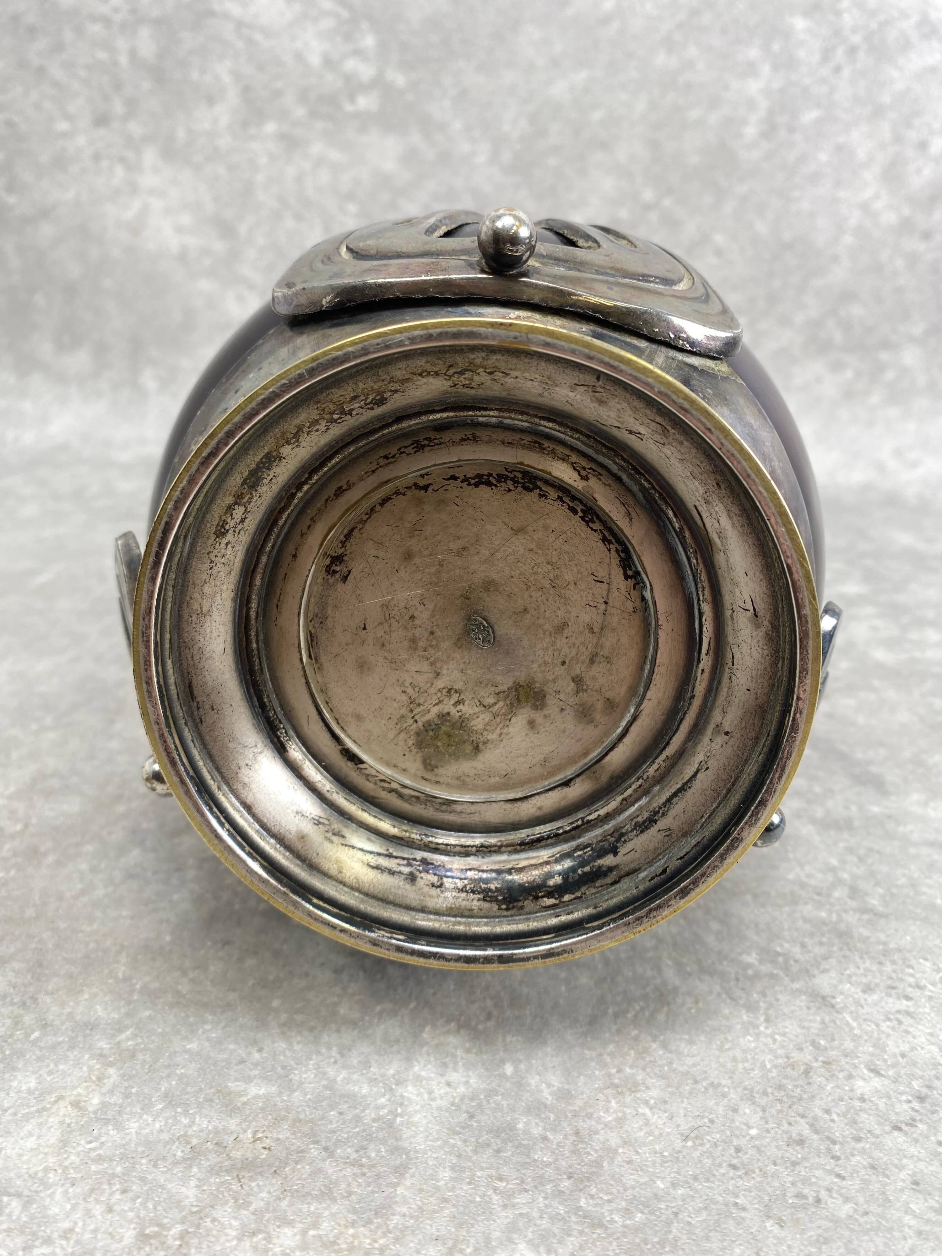 Art glass vase in the Jugendstil style by Wilhelm Kralik Sohne