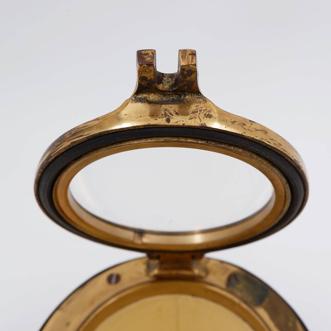 Vintage Dunhill Leather and Brass Cigar Humidor, 1960s