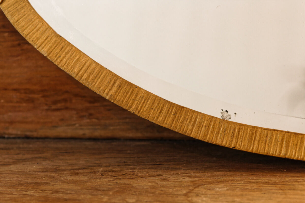 Art Nouveau beveled mirror