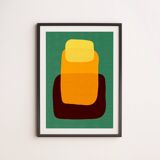 Abstract art print. (50x70cm).