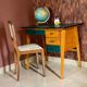 Old Formica children's desk, compass feet, vintage
