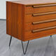 Commode à tiroirs, années 60, teck