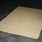 Tapis indien en jute tissé à plat, années 1970
