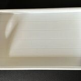 Plateau blanc en bois