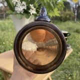 1970s blown glass pitcher