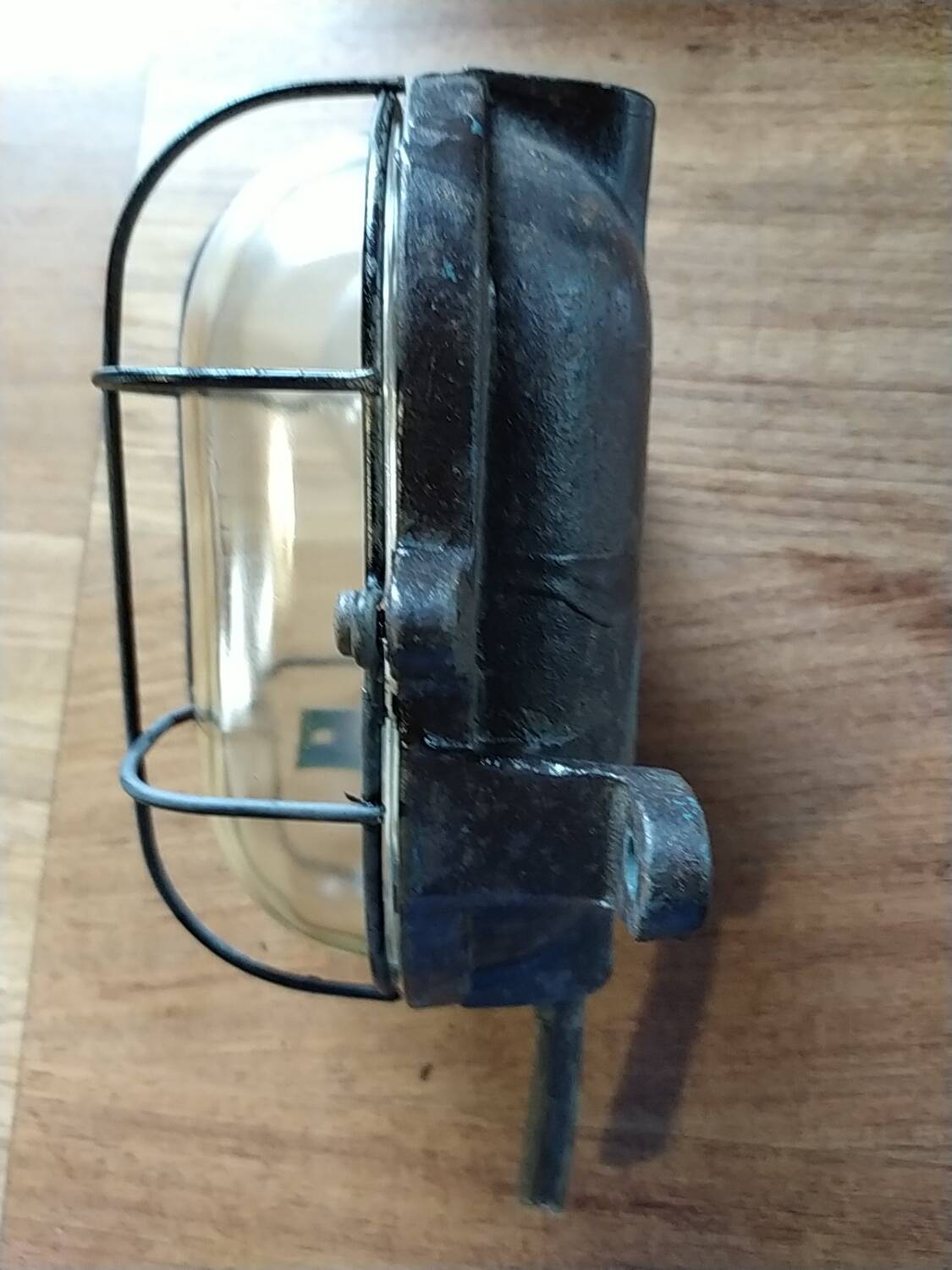 Industrial cast iron wall lights
