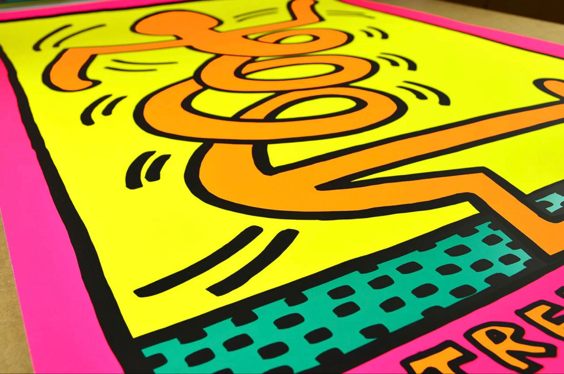 Keith Haring festival poster