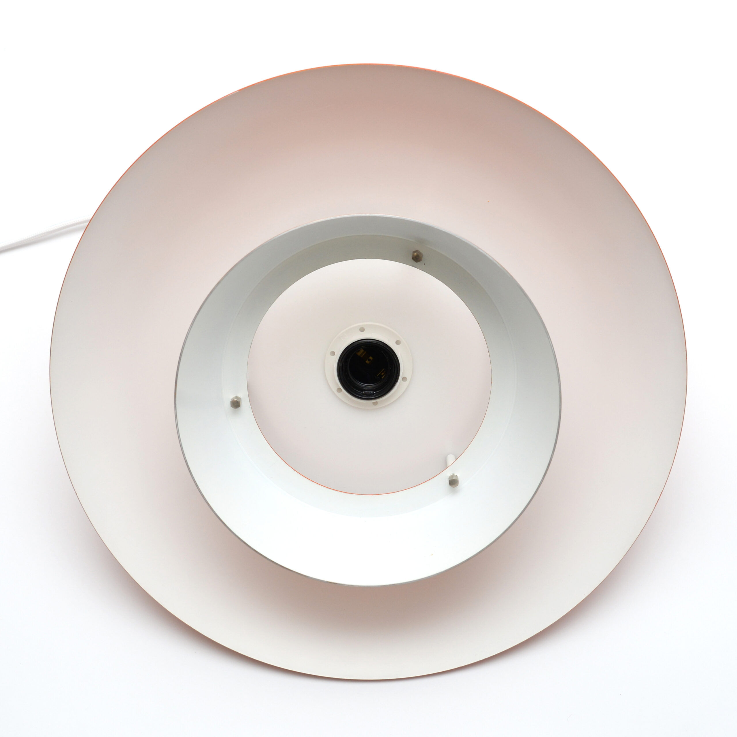 Orange vintage lamp, Denmark 1970s