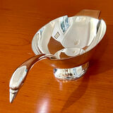 Christofle Gallia sauce boat by Christian Fjerdingstad, Swan model