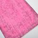 Oushak Floor Pink Wool Carpet 3148