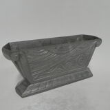 Aluminum art deco vase