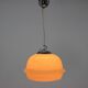 Midcentury Design Glass Pendant, 1980s