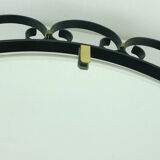Mid century modern illuminated wall mirror hillebrand 1960s