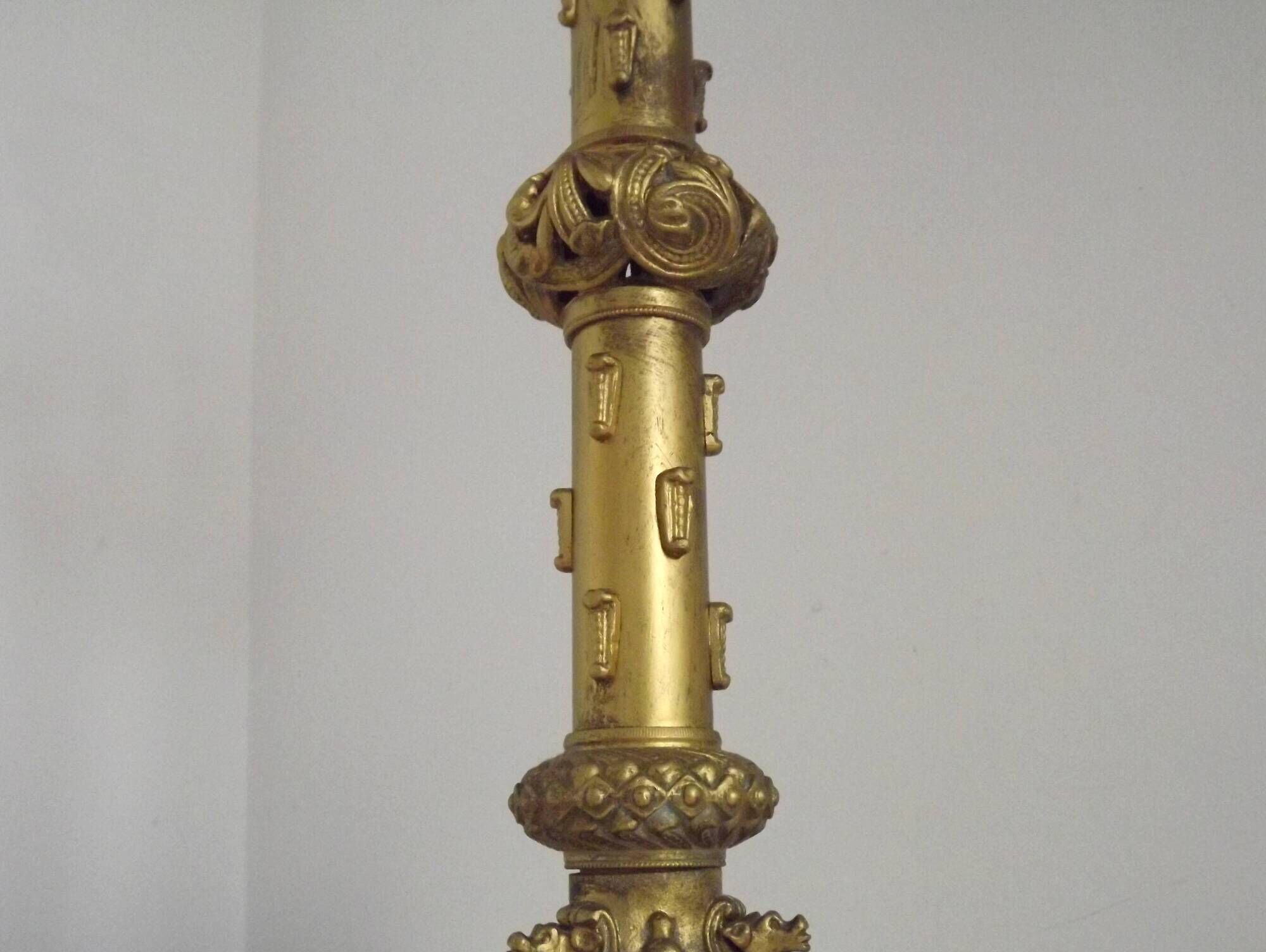 Magnificent French Louis XVI Style Bronze Seven-Light Candelabra LF Paris