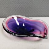 Beautiful dish/bowl in many coloured glass.