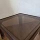 Smoked plexiglass side table, Prisunic