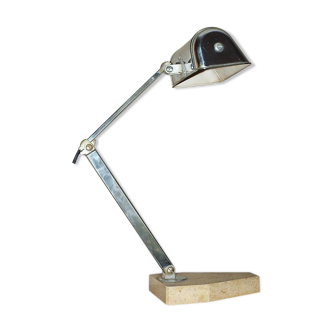 Luxury art deco desk lamp pirouette marble