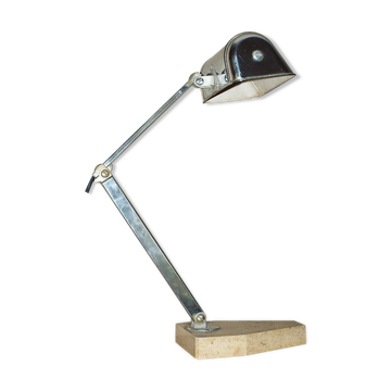 Lampe de bureau art déco luxe pirouette marbre