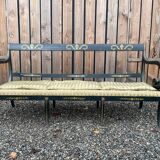 Rare 19th-century painted bench or sofa