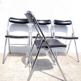 Set 4 folding chairs Souvignet