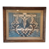 Lithograph by J.M. Sostras