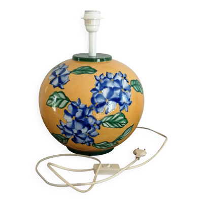 Pied de lampe boule, signée L. Drimmer 1980 réf 54745 France